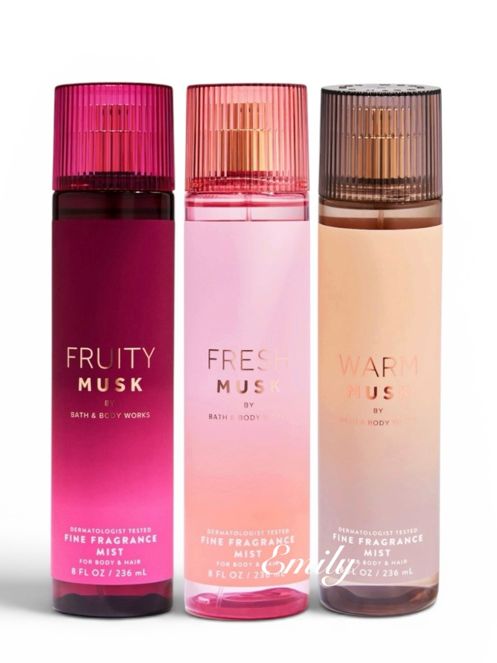 Bath & Body Works Musk Mist Spray Collection Set Bundle